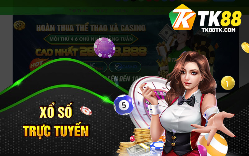 TK88 ✔️ Link Trang Chủ Số 2 Nhà Cái TK88 Casino 18 Xổ số trực tuyến